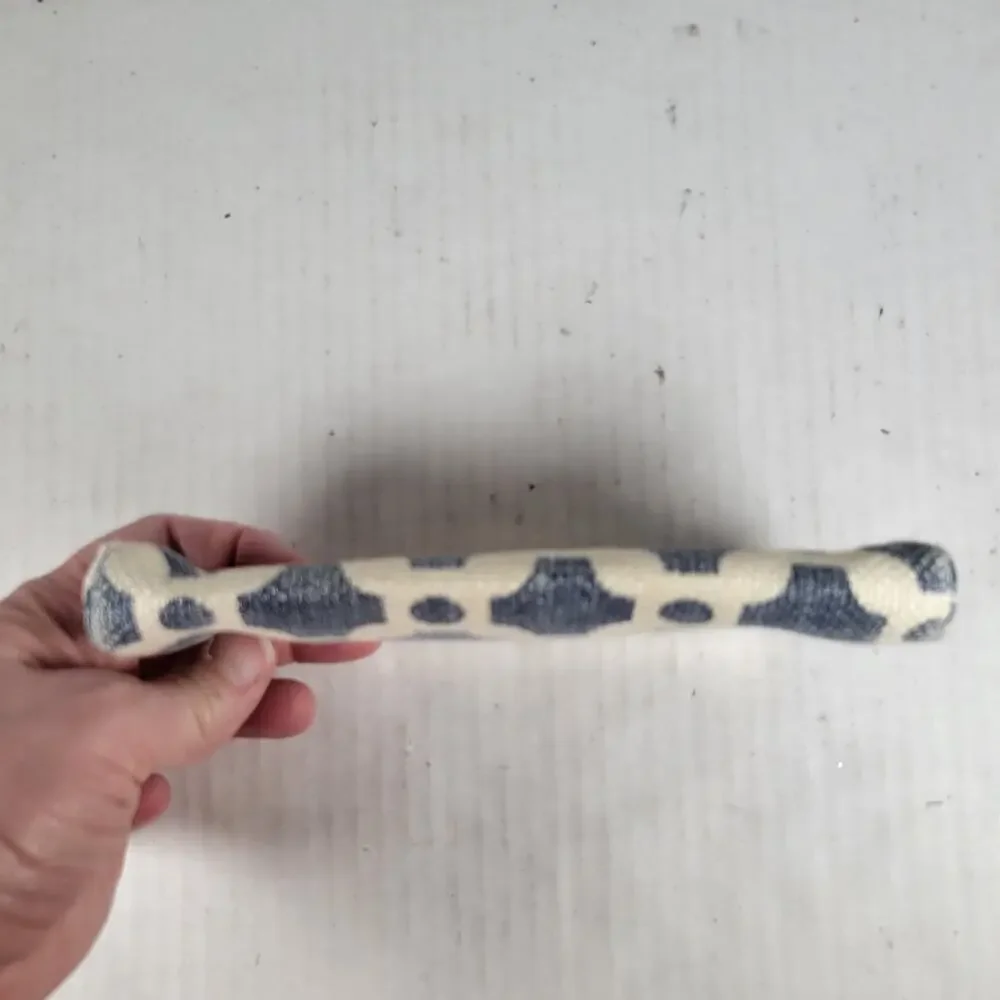 Spartina 449  Leather Linen Moroccan Mosaic Patterned Nautical Coin Purse - Picture 10 of 10